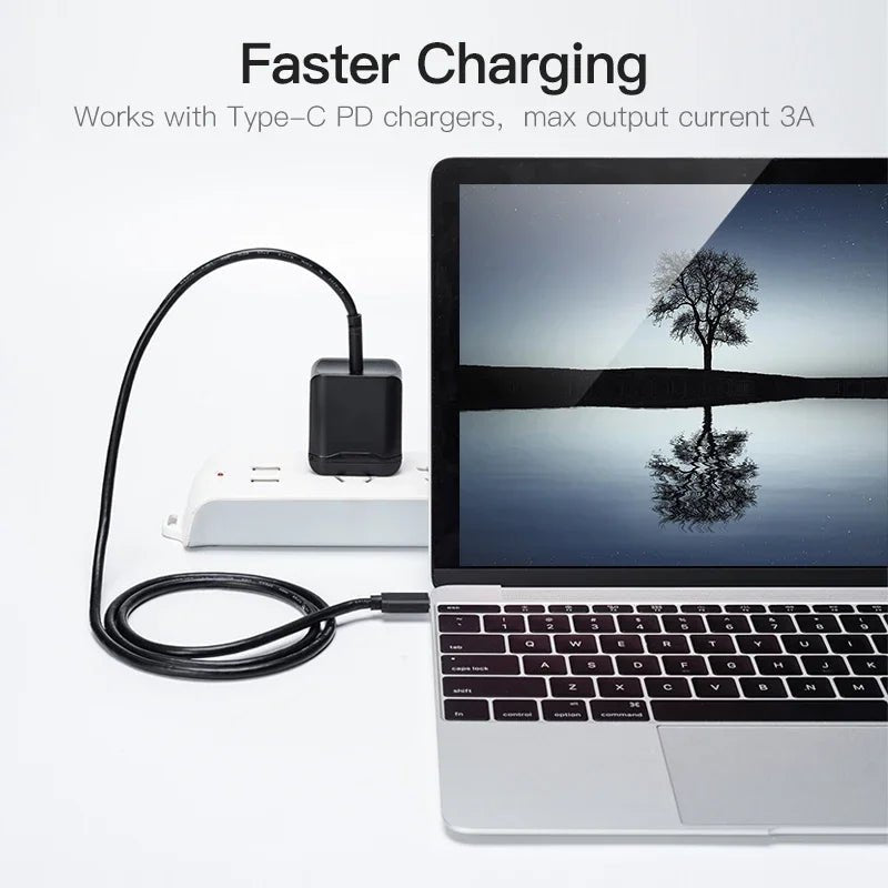 0.3m/0.5/1m/1.5m/2m 60W Type C à Type C câbles de données de téléphone de Charge rapide USB C fil de Charge rapide Charge rapide 3.0 câbles de données - FATAON0.3m/0.5/1m/1.5m/2m 60W Type C à Type C câbles de données de téléphone de Charge rapide USB C fil de Charge rapide Charge rapide 3.0 câbles de donnéesTechnologie IntelligenteFATAON