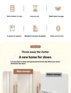 1 étagère à chaussures en métal à 8 niveaux, peu encombrante, anti-poussière, idéale pour l'entrée, la chambre et le rangement des dortoirs, uniquement pour la cuisine - FATAON1 étagère à chaussures en métal à 8 niveaux, peu encombrante, anti-poussière, idéale pour l'entrée, la chambre et le rangement des dortoirs, uniquement pour la cuisineSolutions MaisonFATAON