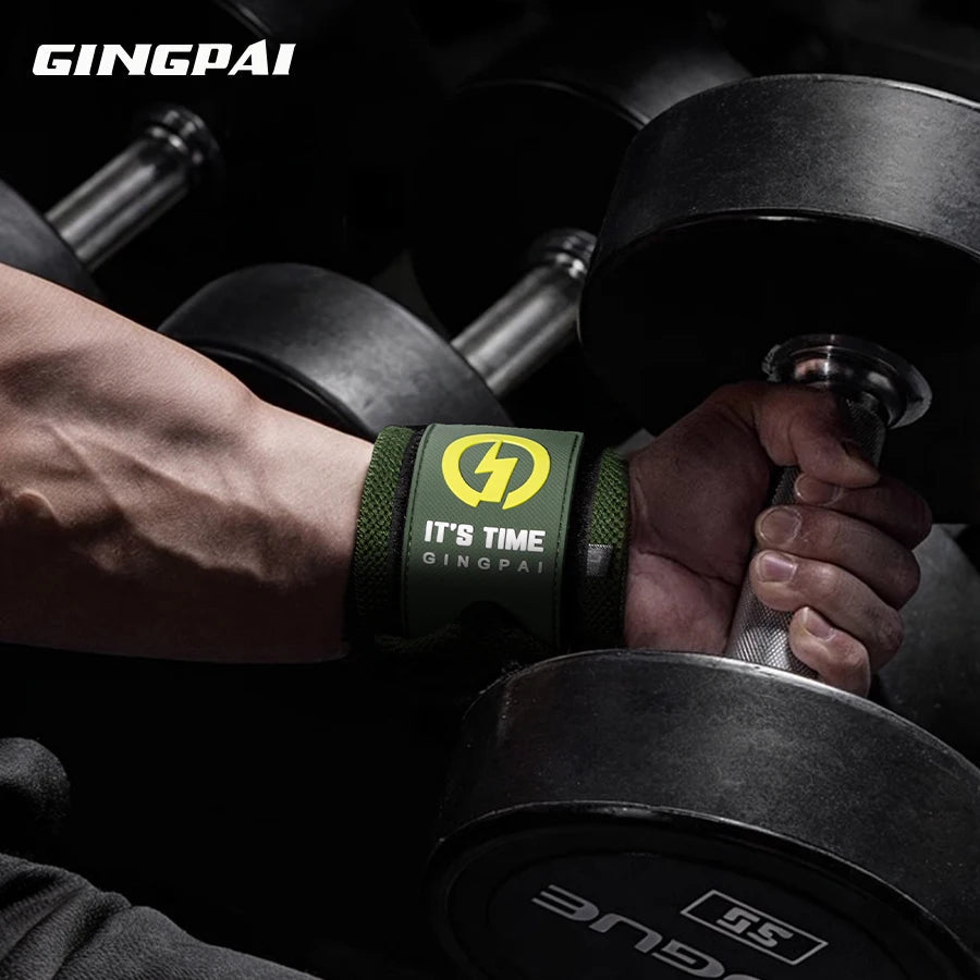 1 Pair Wristband Wrist Support Brace Straps Extra Strength Weight Lifting Wrist Wraps Bandage Fitness Gym Strength Training - FATAON1 Pair Wristband Wrist Support Brace Straps Extra Strength Weight Lifting Wrist Wraps Bandage Fitness Gym Strength TrainingFitness & SportFATAON