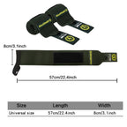 1 Pair Wristband Wrist Support Brace Straps Extra Strength Weight Lifting Wrist Wraps Bandage Fitness Gym Strength Training - FATAON1 Pair Wristband Wrist Support Brace Straps Extra Strength Weight Lifting Wrist Wraps Bandage Fitness Gym Strength TrainingFitness & SportFATAON