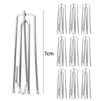 10-100 pièces ruban à rideau crochets alliage rideau de douche tissu pince bricolage rideaux Traverse tige diapositives fermoir salle de bain pincement plis Clips - FATAON10-100 pièces ruban à rideau crochets alliage rideau de douche tissu pince bricolage rideaux Traverse tige diapositives fermoir salle de bain pincement plis ClipsSolutions MaisonFATAON