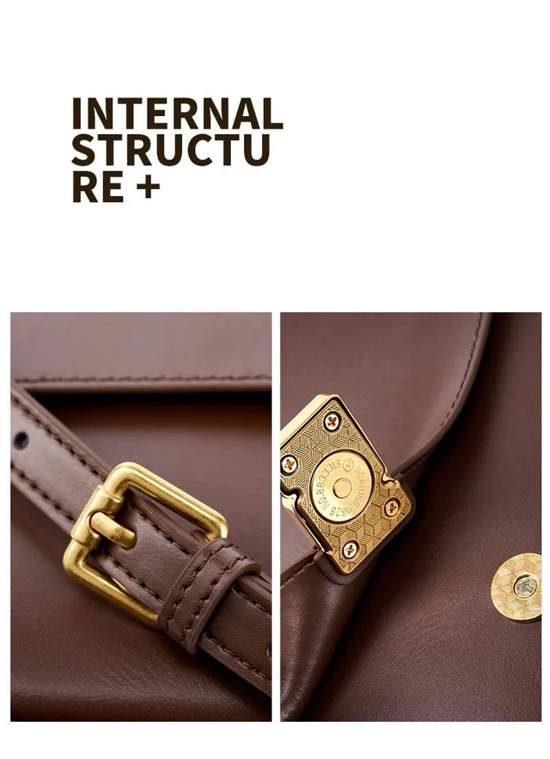 100% Genuine Leather Women's Shoulder Bag High Quality Luxury Designer Crossbody Bags Fashion Cowhide Female Handbags - FATAON100% Genuine Leather Women's Shoulder Bag High Quality Luxury Designer Crossbody Bags Fashion Cowhide Female HandbagsMode FemmeFATAON