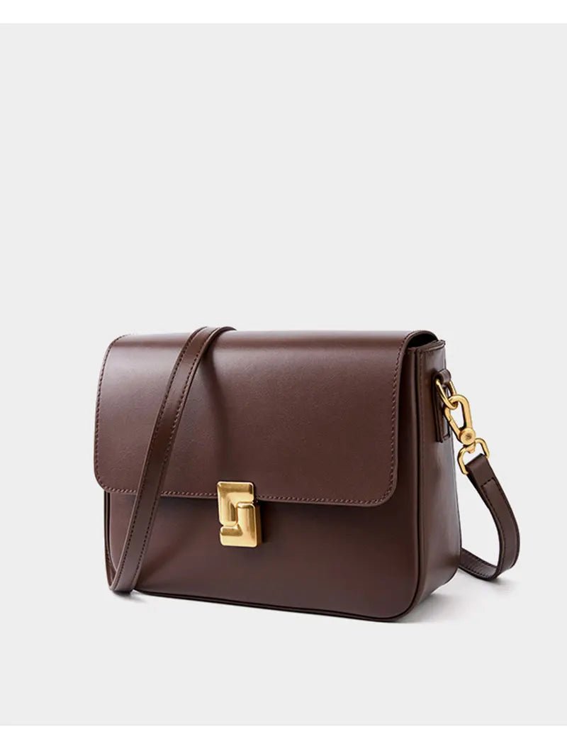 100% Genuine Leather Women's Shoulder Bag High Quality Luxury Designer Crossbody Bags Fashion Cowhide Female Handbags - FATAON100% Genuine Leather Women's Shoulder Bag High Quality Luxury Designer Crossbody Bags Fashion Cowhide Female HandbagsMode FemmeFATAON