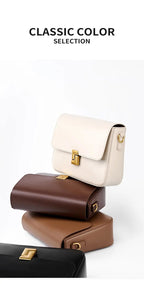 100% Genuine Leather Women's Shoulder Bag High Quality Luxury Designer Crossbody Bags Fashion Cowhide Female Handbags - FATAON100% Genuine Leather Women's Shoulder Bag High Quality Luxury Designer Crossbody Bags Fashion Cowhide Female HandbagsMode FemmeFATAON