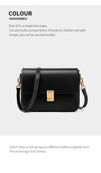 100% Genuine Leather Women's Shoulder Bag High Quality Luxury Designer Crossbody Bags Fashion Cowhide Female Handbags - FATAON100% Genuine Leather Women's Shoulder Bag High Quality Luxury Designer Crossbody Bags Fashion Cowhide Female HandbagsMode FemmeFATAON
