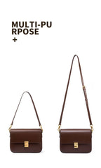 100% Genuine Leather Women's Shoulder Bag High Quality Luxury Designer Crossbody Bags Fashion Cowhide Female Handbags - FATAON100% Genuine Leather Women's Shoulder Bag High Quality Luxury Designer Crossbody Bags Fashion Cowhide Female HandbagsMode FemmeFATAON