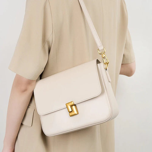 100% Genuine Leather Women's Shoulder Bag High Quality Luxury Designer Crossbody Bags Fashion Cowhide Female Handbags - FATAON100% Genuine Leather Women's Shoulder Bag High Quality Luxury Designer Crossbody Bags Fashion Cowhide Female HandbagsMode FemmeFATAON