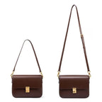 100% Genuine Leather Women's Shoulder Bag High Quality Luxury Designer Crossbody Bags Fashion Cowhide Female Handbags - FATAON100% Genuine Leather Women's Shoulder Bag High Quality Luxury Designer Crossbody Bags Fashion Cowhide Female HandbagsMode FemmeFATAON