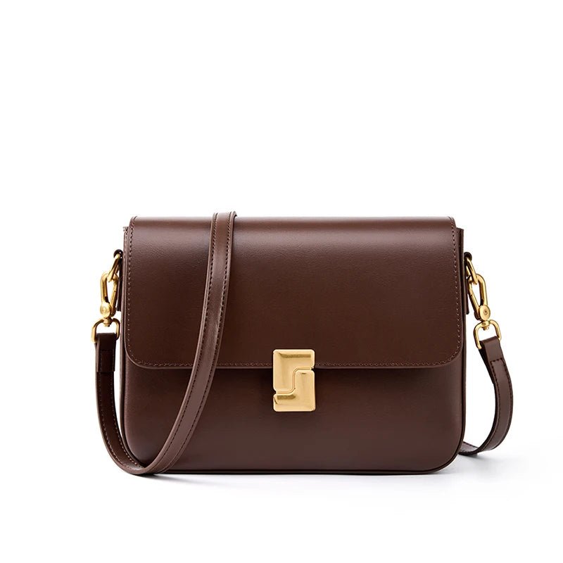 100% Genuine Leather Women's Shoulder Bag High Quality Luxury Designer Crossbody Bags Fashion Cowhide Female Handbags - FATAON100% Genuine Leather Women's Shoulder Bag High Quality Luxury Designer Crossbody Bags Fashion Cowhide Female HandbagsMode FemmeFATAON