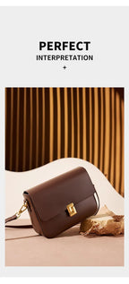 100% Genuine Leather Women's Shoulder Bag High Quality Luxury Designer Crossbody Bags Fashion Cowhide Female Handbags - FATAON100% Genuine Leather Women's Shoulder Bag High Quality Luxury Designer Crossbody Bags Fashion Cowhide Female HandbagsMode FemmeFATAON