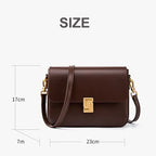 100% Genuine Leather Women's Shoulder Bag High Quality Luxury Designer Crossbody Bags Fashion Cowhide Female Handbags - FATAON100% Genuine Leather Women's Shoulder Bag High Quality Luxury Designer Crossbody Bags Fashion Cowhide Female HandbagsMode FemmeFATAON
