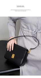 100% Genuine Leather Women's Shoulder Bag High Quality Luxury Designer Crossbody Bags Fashion Cowhide Female Handbags - FATAON100% Genuine Leather Women's Shoulder Bag High Quality Luxury Designer Crossbody Bags Fashion Cowhide Female HandbagsMode FemmeFATAON