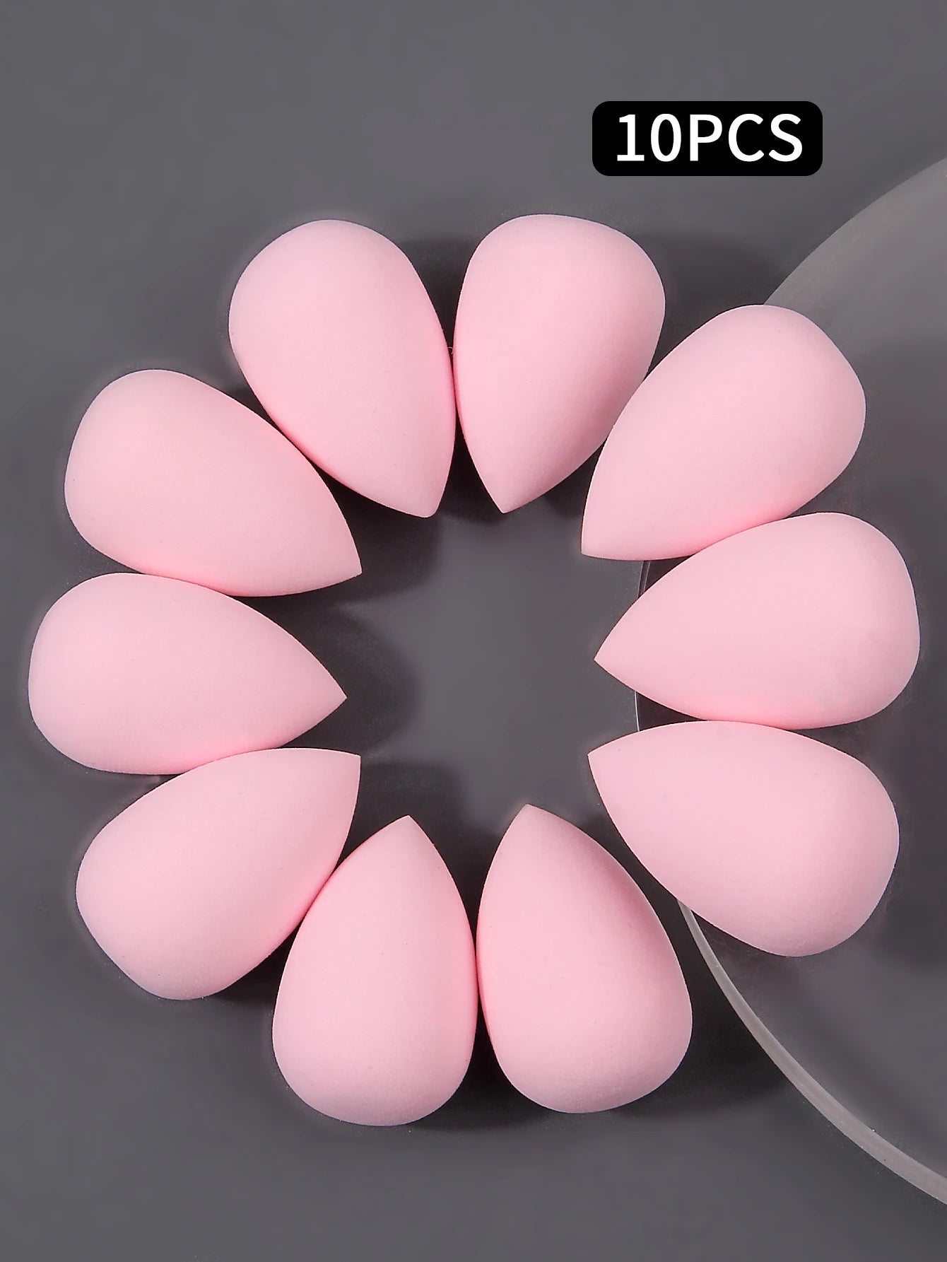 10PCS Mini Pink beauty egg set, water drop powder puff, makeup sponge tool, foundation, liquid makeup egg, sponge powder puff - FATAON10PCS Mini Pink beauty egg set, water drop powder puff, makeup sponge tool, foundation, liquid makeup egg, sponge powder puffBeauté femmeFATAON