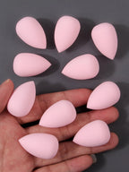 10PCS Mini Pink beauty egg set, water drop powder puff, makeup sponge tool, foundation, liquid makeup egg, sponge powder puff - FATAON10PCS Mini Pink beauty egg set, water drop powder puff, makeup sponge tool, foundation, liquid makeup egg, sponge powder puffBeauté femmeFATAON