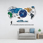 120X55CM With LED Night Light Wall Large Clocks Can Add Your Country Name on World Map Customizable Decor Dropshipping DDP WEEE - FATAON120X55CM With LED Night Light Wall Large Clocks Can Add Your Country Name on World Map Customizable Decor Dropshipping DDP WEEESolutions MaisonFATAON