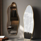 150X40CM Home Full-length Girls Bedroom Cloud Fitting Floor Makeup Wall Hanging Nordic Mango Dressing Mirror Dropshipping DDP - FATAON150X40CM Home Full-length Girls Bedroom Cloud Fitting Floor Makeup Wall Hanging Nordic Mango Dressing Mirror Dropshipping DDPSolutions MaisonFATAON