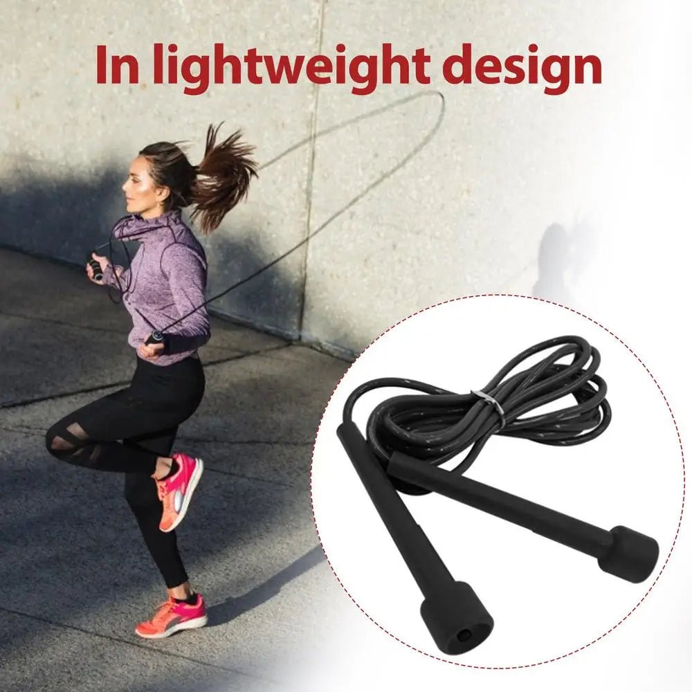 1PC 2.8M vitesse corde à sauter professionnel enfants adulte gymnastique PVC corde à sauter réglable équipement de Fitness entraînement de boxe musculaire - FATAON1PC 2.8M vitesse corde à sauter professionnel enfants adulte gymnastique PVC corde à sauter réglable équipement de Fitness entraînement de boxe musculaireFitness & SportFATAON