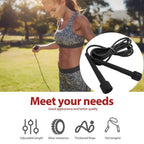 1PC 2.8M vitesse corde à sauter professionnel enfants adulte gymnastique PVC corde à sauter réglable équipement de Fitness entraînement de boxe musculaire - FATAON1PC 2.8M vitesse corde à sauter professionnel enfants adulte gymnastique PVC corde à sauter réglable équipement de Fitness entraînement de boxe musculaireFitness & SportFATAON