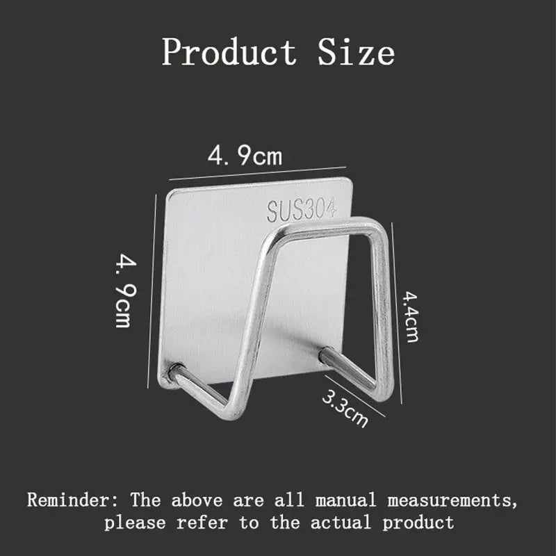 1pc Évier Éponge Titulaire Pour La Cuisine Slivery En Acier Inoxydable Ménage Canal D'eau Torchon Chiffon De Stockage Rack - FATAON1pc Évier Éponge Titulaire Pour La Cuisine Slivery En Acier Inoxydable Ménage Canal D'eau Torchon Chiffon De Stockage RackSolutions MaisonFATAON