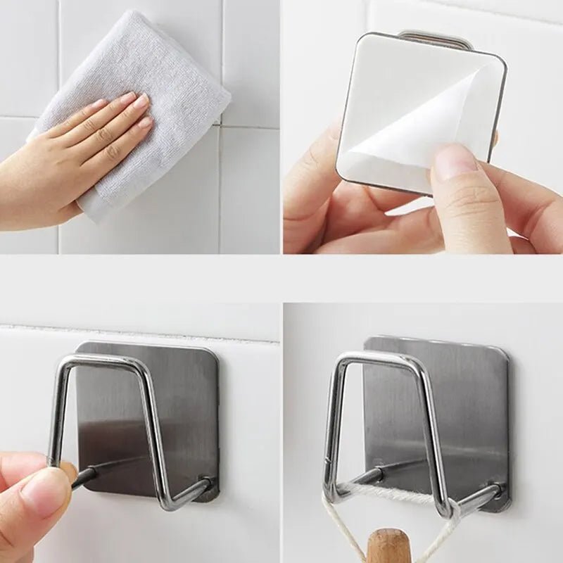 1pc Évier Éponge Titulaire Pour La Cuisine Slivery En Acier Inoxydable Ménage Canal D'eau Torchon Chiffon De Stockage Rack - FATAON1pc Évier Éponge Titulaire Pour La Cuisine Slivery En Acier Inoxydable Ménage Canal D'eau Torchon Chiffon De Stockage RackSolutions MaisonFATAON