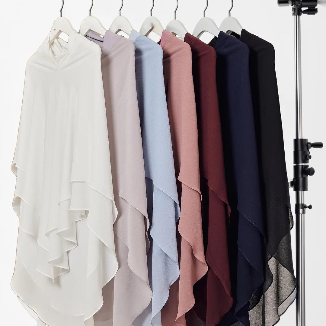 1pc prêt à porter Hijabs instantanés Double couche en mousseline de soie solide Foulard Femme Musulman châle enveloppement Bandana - FATAON1pc prêt à porter Hijabs instantanés Double couche en mousseline de soie solide Foulard Femme Musulman châle enveloppement BandanaMode FemmeFATAON