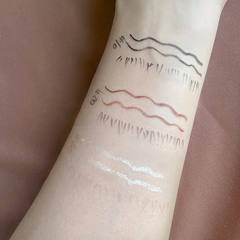 2 In 1 Brown Gel Eyeliner Pencil Ultra - slim Liquid Eye Liner Shadow Pen Smooth High Pigment Silkworm Gel Pen Lasting Eyes Makeup - Fix & Go2 In 1 Brown Gel Eyeliner Pencil Ultra - slim Liquid Eye Liner Shadow Pen Smooth High Pigment Silkworm Gel Pen Lasting Eyes MakeupFix & Go