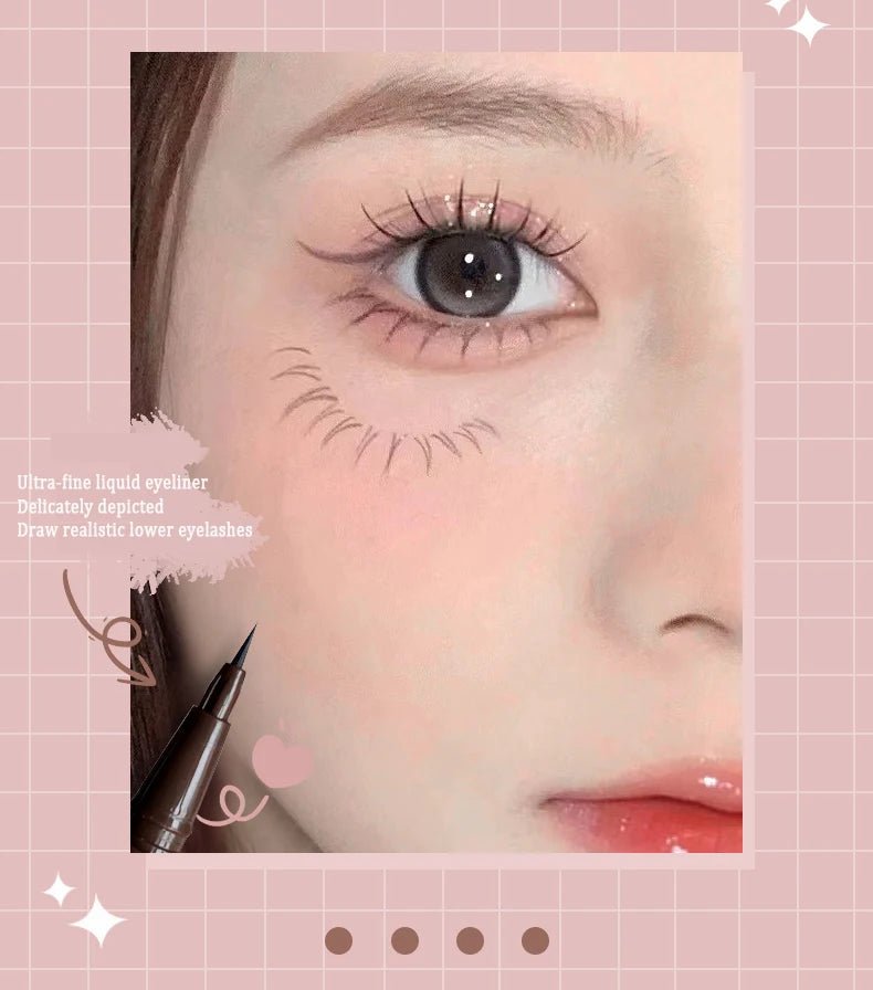 2 In 1 Brown Gel Eyeliner Pencil Ultra - slim Liquid Eye Liner Shadow Pen Smooth High Pigment Silkworm Gel Pen Lasting Eyes Makeup - Fix & Go2 In 1 Brown Gel Eyeliner Pencil Ultra - slim Liquid Eye Liner Shadow Pen Smooth High Pigment Silkworm Gel Pen Lasting Eyes MakeupFix & Go
