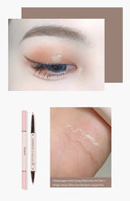 2 In 1 Brown Gel Eyeliner Pencil Ultra - slim Liquid Eye Liner Shadow Pen Smooth High Pigment Silkworm Gel Pen Lasting Eyes Makeup - Fix & Go2 In 1 Brown Gel Eyeliner Pencil Ultra - slim Liquid Eye Liner Shadow Pen Smooth High Pigment Silkworm Gel Pen Lasting Eyes MakeupFix & Go