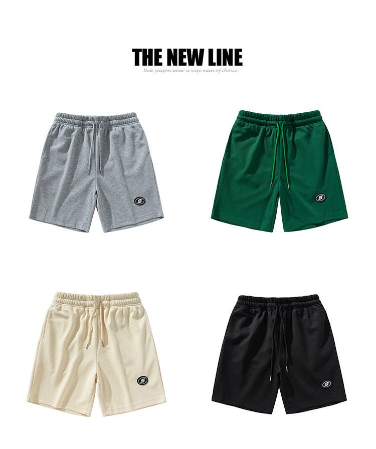 2026 American-Style Trendy Drawstring Shorts, Summer New Men's Niche Sports Casual Basketball Shorts - FATAON2026 American-Style Trendy Drawstring Shorts, Summer New Men's Niche Sports Casual Basketball ShortsMode HommeFATAON
