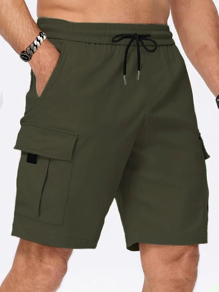 2026 été nouveaux hommes Cargo Shorts de haute qualité léger multi-poches décontracté hommes Sports de plein air Jogging pantalons courts - FATAON2026 été nouveaux hommes Cargo Shorts de haute qualité léger multi-poches décontracté hommes Sports de plein air Jogging pantalons courtsMode HommeFATAON
