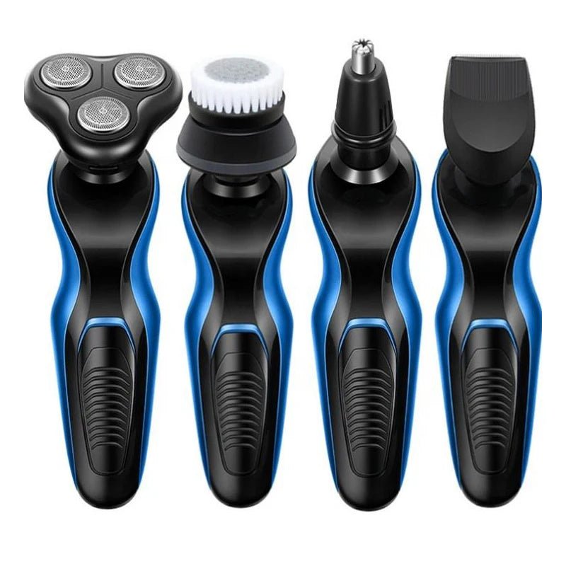 2026 Men's 4-in-1 Multifunction Waterproof Electric Shaver USB Rechargeable Razor for Face Grooming - FATAON2026 Men's 4-in-1 Multifunction Waterproof Electric Shaver USB Rechargeable Razor for Face GroomingBeauté HommeFATAON