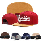 2026 New BROOKLYN artificial suede hip hop red elastic cap men and women adult outdoor leisure sunscreen baseball cap bone - FATAON2026 New BROOKLYN artificial suede hip hop red elastic cap men and women adult outdoor leisure sunscreen baseball cap boneMode HommeFATAON