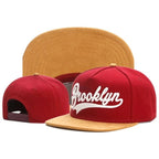 2026 New BROOKLYN artificial suede hip hop red elastic cap men and women adult outdoor leisure sunscreen baseball cap bone - FATAON2026 New BROOKLYN artificial suede hip hop red elastic cap men and women adult outdoor leisure sunscreen baseball cap boneMode HommeFATAON