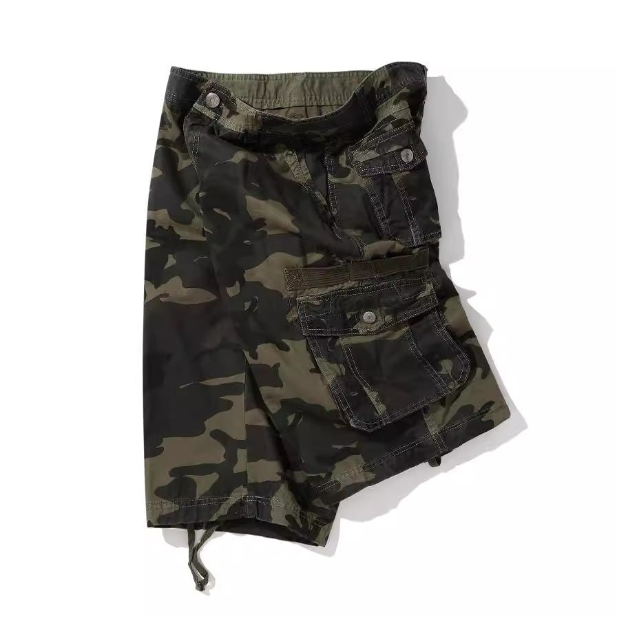 2026 new casual outdoor sports plus size fifth pants workwear shorts men's camouflage multi-pocket middle 1952 - FATAON2026 new casual outdoor sports plus size fifth pants workwear shorts men's camouflage multi-pocket middle 1952Mode HommeFATAON