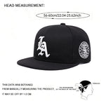 2026 New Los Ange Earth Letter Embroidered Cotton Flat Edge Hat Women Simple Baseball Hat Sunshade Hat Men's Outdoor HipHop Hat - FATAON2026 New Los Ange Earth Letter Embroidered Cotton Flat Edge Hat Women Simple Baseball Hat Sunshade Hat Men's Outdoor HipHop HatMode HommeFATAON
