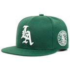 2026 New Los Ange Earth Letter Embroidered Cotton Flat Edge Hat Women Simple Baseball Hat Sunshade Hat Men's Outdoor HipHop Hat - FATAON2026 New Los Ange Earth Letter Embroidered Cotton Flat Edge Hat Women Simple Baseball Hat Sunshade Hat Men's Outdoor HipHop HatMode HommeFATAON
