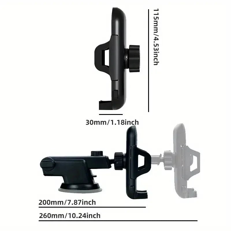 2026 NEW Universal Sucker Car Phone Holder 360° Windshield Car Dashboard Mobile Cell Support Bracket for Smartphones - Fix & Go2026 NEW Universal Sucker Car Phone Holder 360° Windshield Car Dashboard Mobile Cell Support Bracket for SmartphonesAutomobile & MotoFix & Go