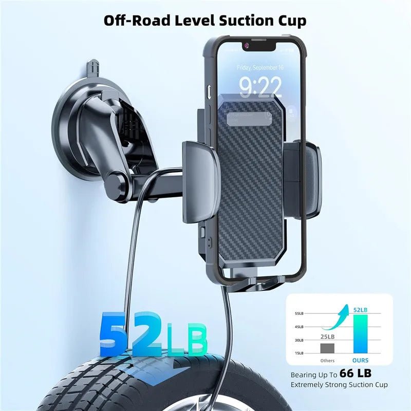 2026 NEW Universal Sucker Car Phone Holder 360° Windshield Car Dashboard Mobile Cell Support Bracket for Smartphones - Fix & Go2026 NEW Universal Sucker Car Phone Holder 360° Windshield Car Dashboard Mobile Cell Support Bracket for SmartphonesAutomobile & MotoFix & Go