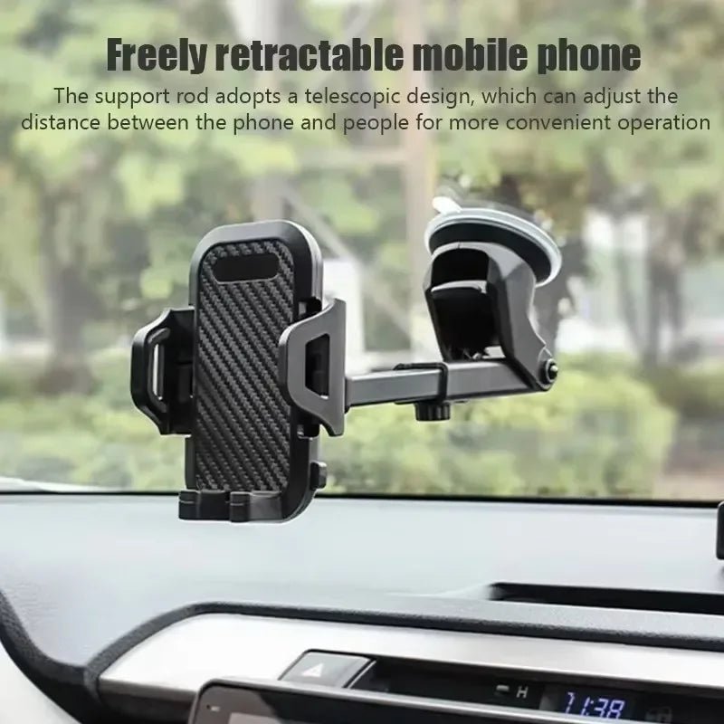 2026 NEW Universal Sucker Car Phone Holder 360° Windshield Car Dashboard Mobile Cell Support Bracket for Smartphones - Fix & Go2026 NEW Universal Sucker Car Phone Holder 360° Windshield Car Dashboard Mobile Cell Support Bracket for SmartphonesAutomobile & MotoFix & Go