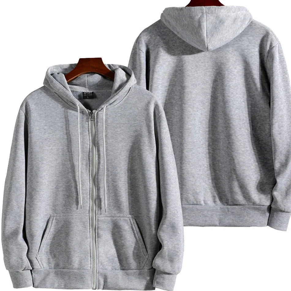 2026 nouvelle mode veste à capuche avec fermeture éclair femmes/hommes mode à manches longues sweat à capuche décontracté automne hiver vêtements de sport vêtements solides - FATAON2026 nouvelle mode veste à capuche avec fermeture éclair femmes/hommes mode à manches longues sweat à capuche décontracté automne hiver vêtements de sport vêtements solidesMode HommeFATAON