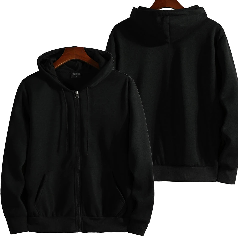2026 nouvelle mode veste à capuche avec fermeture éclair femmes/hommes mode à manches longues sweat à capuche décontracté automne hiver vêtements de sport vêtements solides - FATAON2026 nouvelle mode veste à capuche avec fermeture éclair femmes/hommes mode à manches longues sweat à capuche décontracté automne hiver vêtements de sport vêtements solidesMode HommeFATAON
