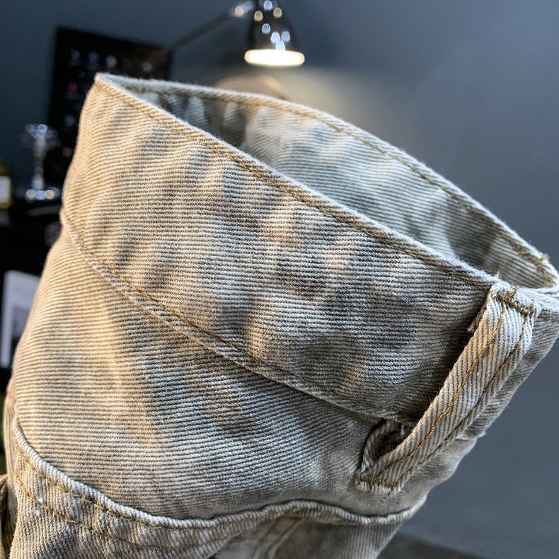 2026 Summer New Arrival Denim Shorts Men's Loose Overalls Pants Camouflage Casual Men's Medium Pants - FATAON2026 Summer New Arrival Denim Shorts Men's Loose Overalls Pants Camouflage Casual Men's Medium PantsMode HommeFATAON