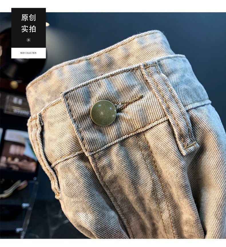 2026 Summer New Arrival Denim Shorts Men's Loose Overalls Pants Camouflage Casual Men's Medium Pants - FATAON2026 Summer New Arrival Denim Shorts Men's Loose Overalls Pants Camouflage Casual Men's Medium PantsMode HommeFATAON