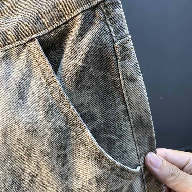 2026 Summer New Arrival Denim Shorts Men's Loose Overalls Pants Camouflage Casual Men's Medium Pants - FATAON2026 Summer New Arrival Denim Shorts Men's Loose Overalls Pants Camouflage Casual Men's Medium PantsMode HommeFATAON
