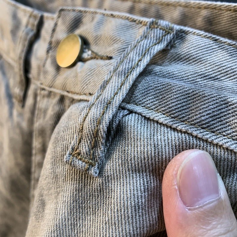 2026 Summer New Arrival Denim Shorts Men's Loose Overalls Pants Camouflage Casual Men's Medium Pants - FATAON2026 Summer New Arrival Denim Shorts Men's Loose Overalls Pants Camouflage Casual Men's Medium PantsMode HommeFATAON