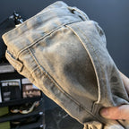 2026 Summer New Arrival Denim Shorts Men's Loose Overalls Pants Camouflage Casual Men's Medium Pants - FATAON2026 Summer New Arrival Denim Shorts Men's Loose Overalls Pants Camouflage Casual Men's Medium PantsMode HommeFATAON