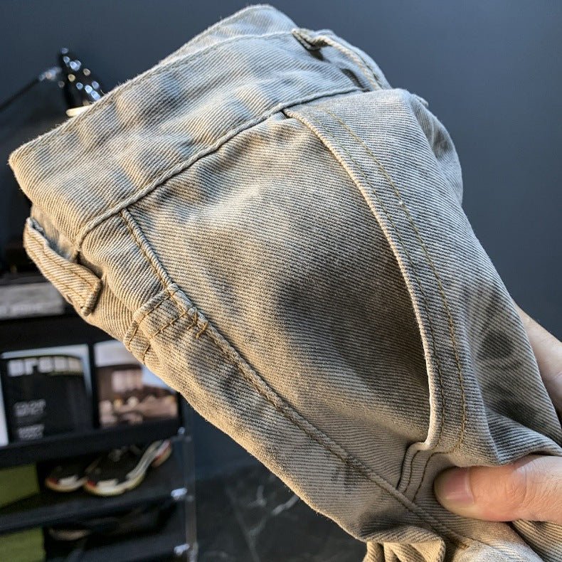 2026 Summer New Arrival Denim Shorts Men's Loose Overalls Pants Camouflage Casual Men's Medium Pants - FATAON2026 Summer New Arrival Denim Shorts Men's Loose Overalls Pants Camouflage Casual Men's Medium PantsMode HommeFATAON