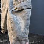 2026 Summer New Arrival Denim Shorts Men's Loose Overalls Pants Camouflage Casual Men's Medium Pants - FATAON2026 Summer New Arrival Denim Shorts Men's Loose Overalls Pants Camouflage Casual Men's Medium PantsMode HommeFATAON