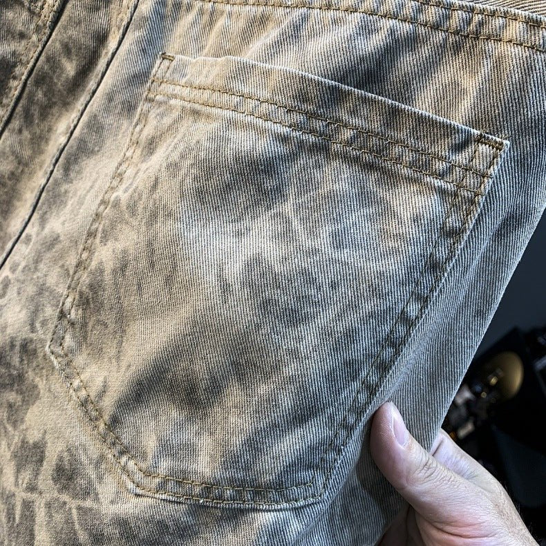 2026 Summer New Arrival Denim Shorts Men's Loose Overalls Pants Camouflage Casual Men's Medium Pants - FATAON2026 Summer New Arrival Denim Shorts Men's Loose Overalls Pants Camouflage Casual Men's Medium PantsMode HommeFATAON