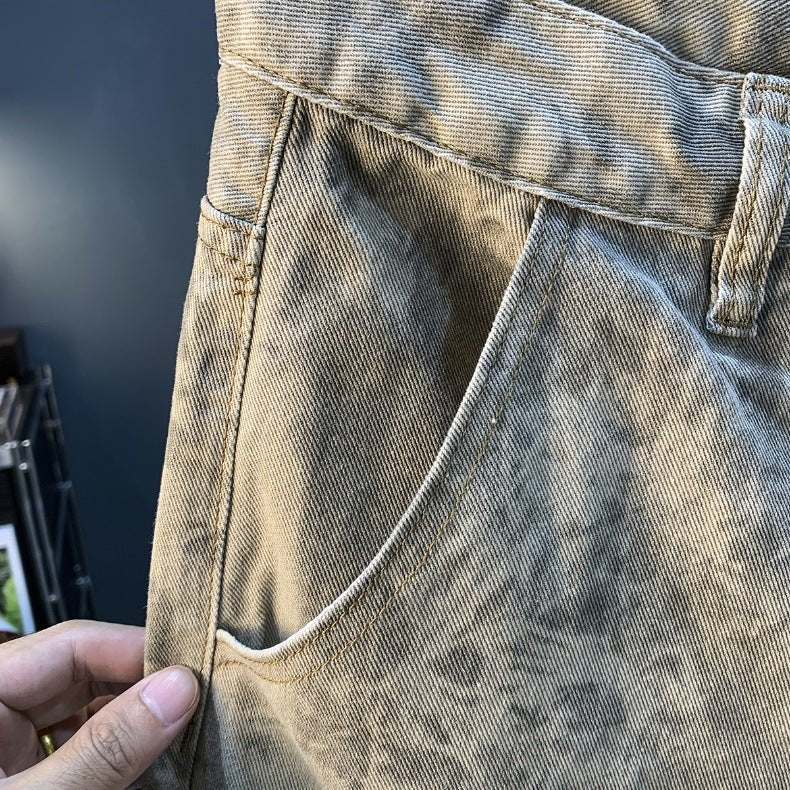 2026 Summer New Arrival Denim Shorts Men's Loose Overalls Pants Camouflage Casual Men's Medium Pants - FATAON2026 Summer New Arrival Denim Shorts Men's Loose Overalls Pants Camouflage Casual Men's Medium PantsMode HommeFATAON